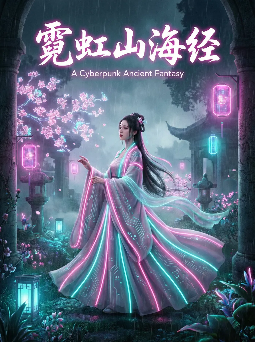 点金者电视剧 古风奇缘短剧 - 霓虹山海经海报